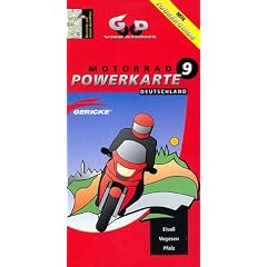Motorrad Powerkarten Deutschland, Tl.9, Elsa�, Vogesen, Pfalz