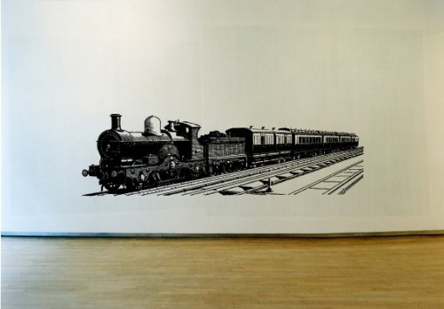 Huge Train Vinyl Wall Decal Sticker Graphic By LKS Trading Post