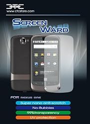 CTCStore Premium Quality HTC Google Nexus One 1 Reusable Screen Protector Shield - 5 Pack