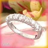 Platinum .75 CTW Bar Set Anniversary Band