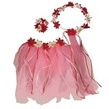 Pixie Tropical Dress Up Set (3pc) Select Color: Red & Pink