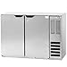 Beverage-Air BB48Y-1-S-27 48" Back Bar Refrigerator with 2 Solid Doors and Stainless Steel Top -