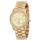 MICHAEL Michael Kors Ladies Gold-Plated Stainless Steel Bracelet Watch by Michael Kors