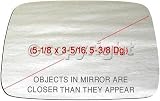 MIRROR GLASS chrysler NEW YORKER newyorker 79-89 FIFTH AVENUE 82-89 plymouth GRAN FURY 75-89 LEBARON le baron 77-81 dodge DIPLOMAT 77-89 IMPERIAL 81-83 view rh