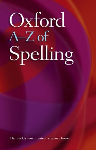 City Travel Guides Discounted  Books : Oxford A-Z of Spelling