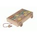 Uncle Goose Classic ABC Blocks with Pull Wagon (28 pcs)