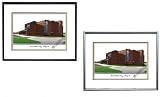 Northeastern Huskies University Framed Undergrad Lithograph