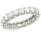 Round Trellis Design Diamond Eternity Band 3.30cttw