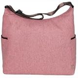 OiOi Pink Tweed Hobo Diaper Bag