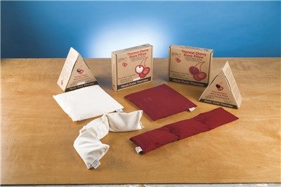 Thermal CHERRY pit STONE square PILLOW hot cold therapy