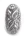 Sterling Silver Large Wide Floral Marcasite Ring(Sizes 6,7,8,9) Sterling Silver Large Wide Floral Marcasite Ring(Sizes 6,7,8,9)