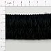 Chenille Loop Fringe - Black - 3