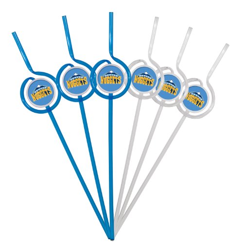 NBA Denver Nuggets Six Pack Team Sip Sport Straws