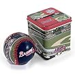 Atlanta Braves Stadium Baseball & Tin Bank Set - Baseball Sports Merchandise