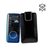 Produkt-Bild: Difrnce MP1875 H&uuml;lle Tasche Etui Ledertasche f&uuml;r MP3-MP4-Audio-Media-Player mit Verschluss
