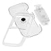 LG Rumor LX260 Cell Phone Cell Phone Accessory Bundle - Transparent Clear Crystal Snap-on Cover Case with Clip + Rapid Car Charger with IC Chip