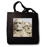 VWPics National Parks - Closeup of Presidents Washington & Jefferson.Mount Rushmore National Park, South Dakota - Tote Bags