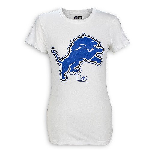Detroit Lions LADIES Depth Chart T-Shirt - Medium