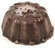 Small Glazed Chocolate Bundt Cake Candle