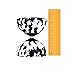 Mr B Harlequin Diabolo, Metal Diablo Sticks & Diabolo Directions Instructional DVD! (Black & White)