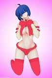 Ikki Tousen PVC Figure{Statue: Ryomou Shimei (Pink Ribbon)IMAGE