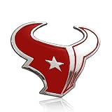 NFL Houston Texans Chrome Metal Car Emblem