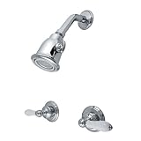 Price Pfister 8078-PBC Two Handle Shower Only Faucet w/ Bonus Handles, Polished Chrome