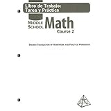 holt mathematics libro de trabajo tarea y practica holt middle school math course 2