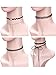Mudder Choker Necklaces Set, Black, 16 Pieces