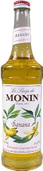 Monin Flavored Syrup, Banana, 33.8-Ounce Plastic Bottles (Pack of 4)