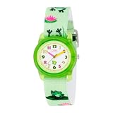 Timex Kids T7B705 Quartz Analog Frogs Elastic 