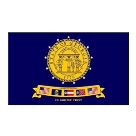 Georgia Historic 2001 6x10ft Nylon Flag