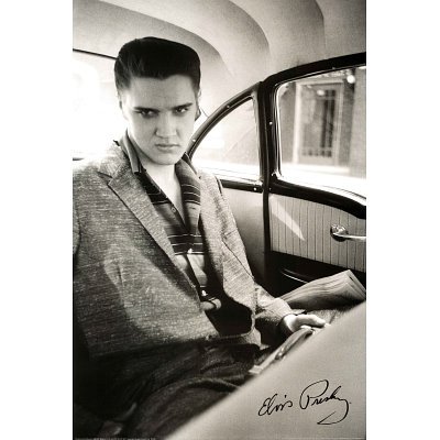 Elvis Presley - Car Poster Print, 24x36