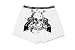 Hustler Lingerie Men's Center Skull Printed Cotton Boxer Shorts