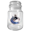 Vancouver Canucks 31oz Glass Candy Jar NHL Hockey
