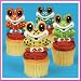 12 Frog Cake - Cupcake Topper Candles