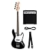 Rocktile Groover's Pack JB E-Bass Set schwarz