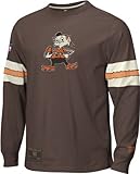 Cleveland Browns Gridiron Classics Throwback Logo Long Sleeve Jersey Crew