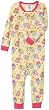 Gerber Yummy Cupcake Cotton PJs Unionsuit, Butter, 24 Months