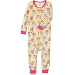 Gerber Yummy Cupcake Cotton PJs Unionsuit, Butter, 0-6 Months