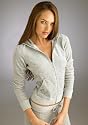 Juicy Couture Long Sleeve Velour Hoodie Jacket Loungewear