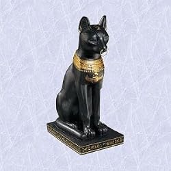 Egyptian Bastet statue Cat sun Goddess sculpture new