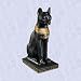 Egyptian Bastet statue Cat sun Goddess sculpture new