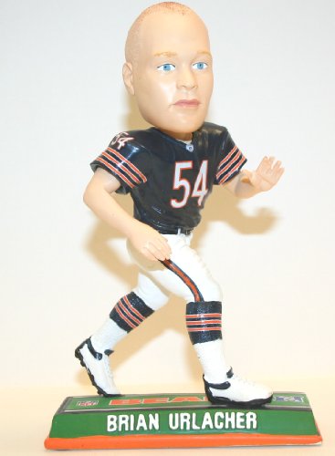 Brian Urlacher Chicago Bears 2010 NFL Team End Zone Bobblehead / Bobble Head