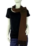 Pure Pashmina Scarf Espresso 3 Ply