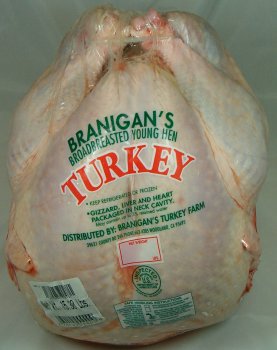 Branigan's Woodland, California Thanksgving Free Range Turkey 14 to 16lb with Brining Kit