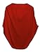 Allegra K Women Cat T Shirt Dolman Sleeve Loose Summer Tops Red XL
