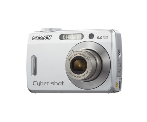 Sony Cyber-shot DSC-S500 Digital Camera - Silver (6.0 MP, 3x Optical Zoom ) 2.5" LCD