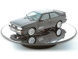Die-cast Model Accessories Turntable Display with mirror surface (1:18 scale in Black)