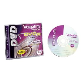 1-pack 4.7GB DVD+r Branded Datalife Plus With Jewel Case